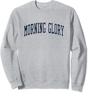 Morning Glory TX Vintage Athletic Sports JSN2 Navy Print Sweatshirt
