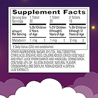 Vista 4 de Zarbee's Naturals Suplemento para dormir para niños con melatonina, tabletas masticables, 250, 1, 1
