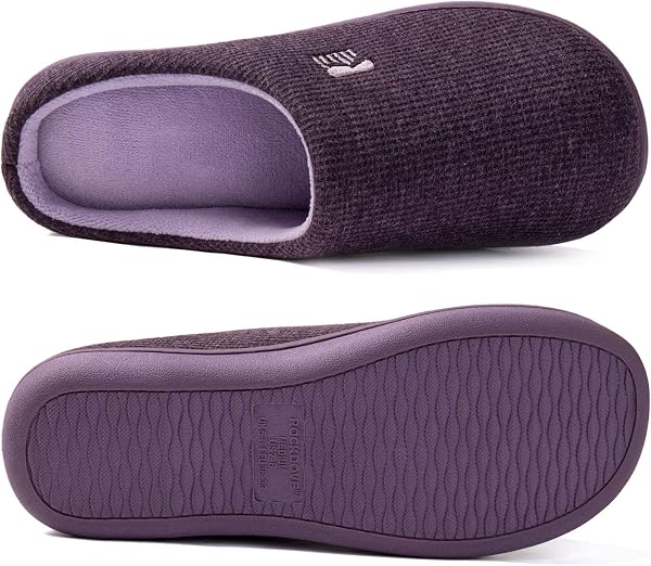 RockDove Women's Original Two-Tone Memory Foam Slipper - 3