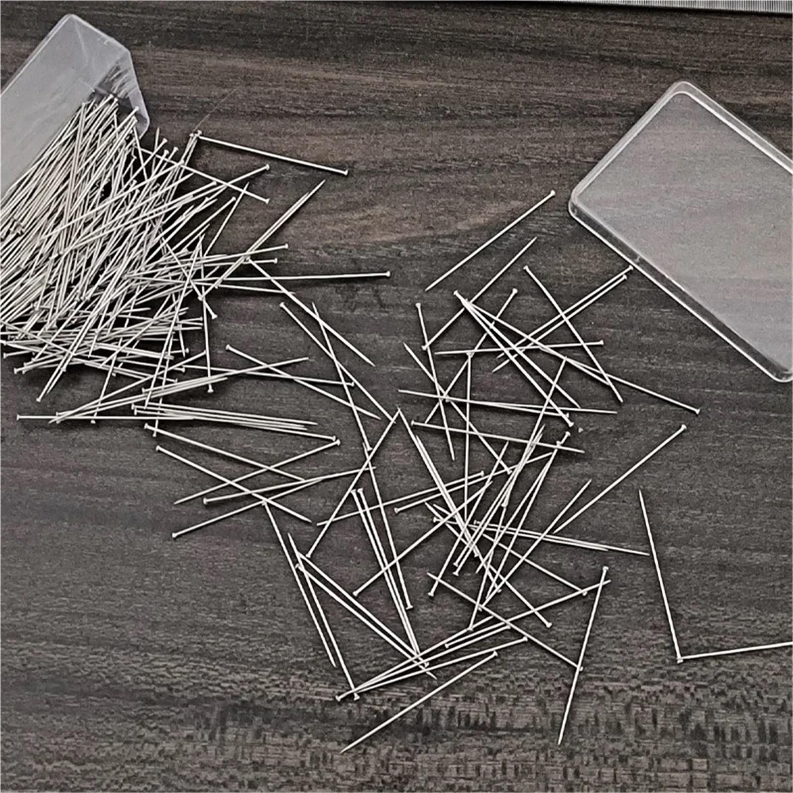 Alfileres de costura rectos de acero inoxidable de 35 mm, 10 unidades, 300 unidades, herramientas de costura