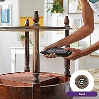 Vista 5 de Dremel 8240 Kit de herramientas rotativas inalámbricas de 12 V con velocidad variable y agarre cómodo y batería adicional de iones de litio B815-01