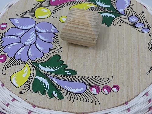 Miniatura 7 de Leos Imports Cesta de paja para tortilla, espuma Unicel y paja de palma