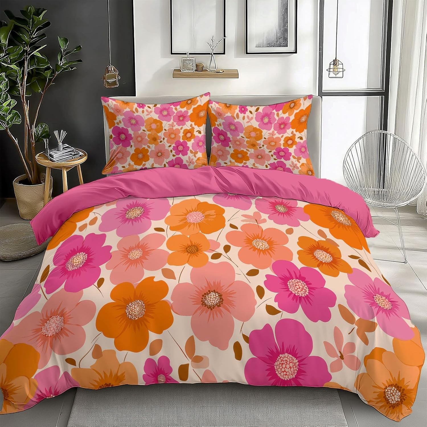 Parure de lit 2 personnes pop art pour une chambre lumineuse
