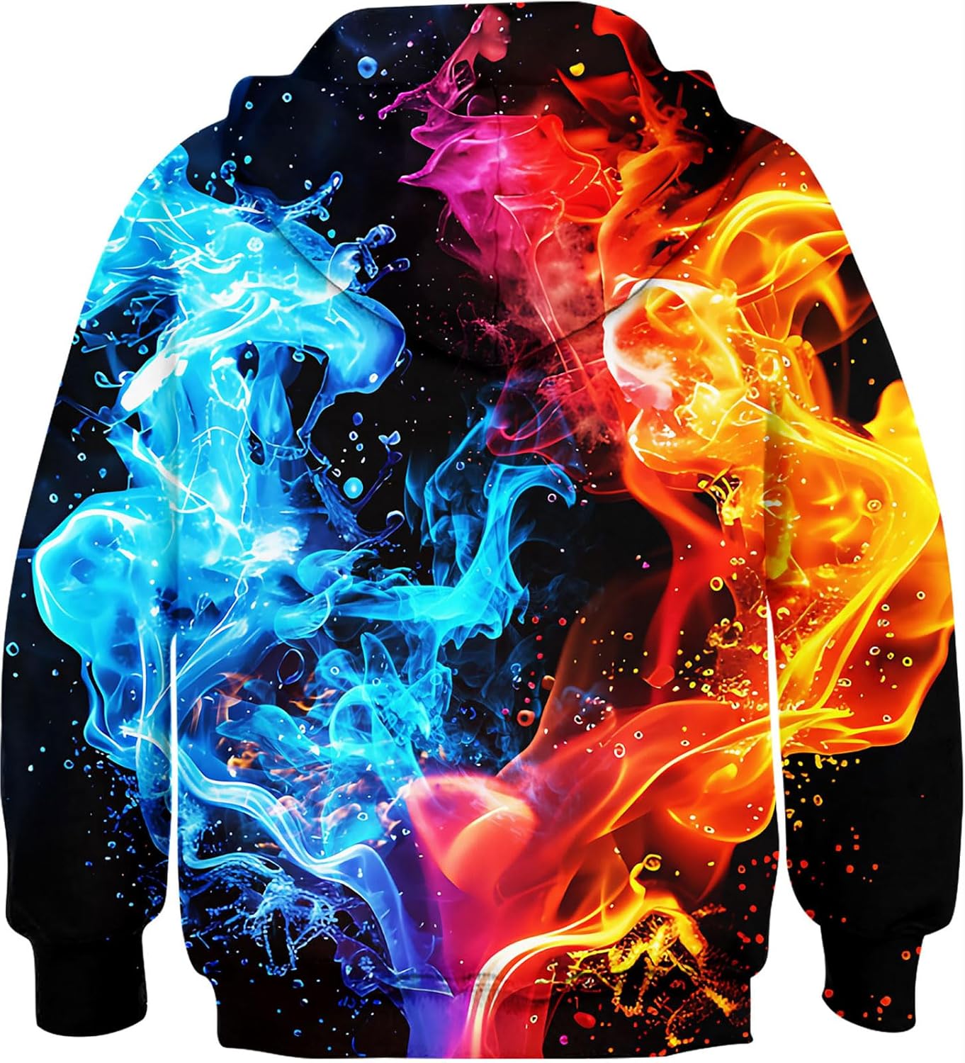 RAISEVERN Kids Hooded Sweatshirt 3D Pullover Hoodie for Girls Boys with Pocket for 6-16 Years - Image 2