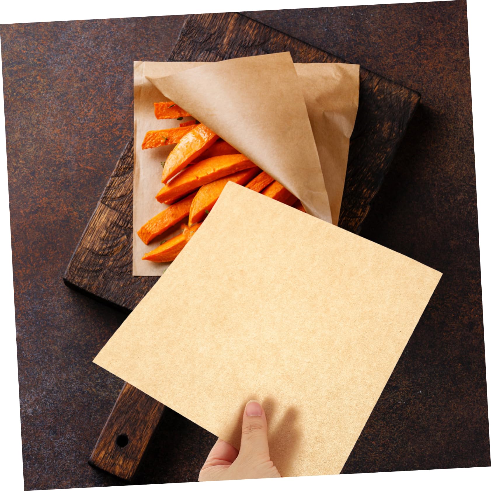 Papier Cuisson Anti-graisse 500 Feuilles, Résistant la Chaleur, sans Odeur, pour Boîtes à Pizza et Sandwichs, Café et Boissons Froides