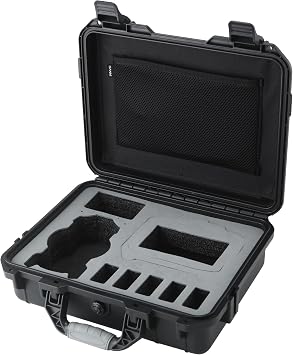 INNVO DJI Mini 5 Pro Case Compatible with DJI Lito 1 / X1, IP67 Waterproof Hard Shell Carrying Case, Full Fly More Combo Kit & Up to 6 Battery Storage, Drone Organizer Protector Black