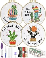 Vista 9 de ERKOON 4 juegos de kit de bordado (Bendición)