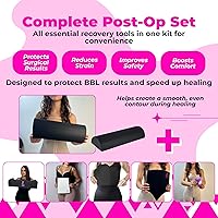 Vista 3 de BBL - Kit de almohada para después de la cirugía, elevador de asiento de inodoro, recuperación BBL, kit de almohada postcirugía BBL con espuma