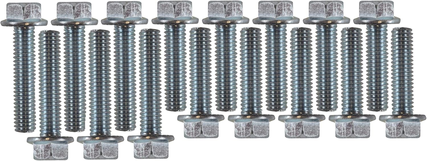 ICT Billet INTAKE MANIFOLD FLANGE BOLT KIT COMPATIBLE WITH BIG BLOCK FORD BBF 429 460 HEX HEAD 551688