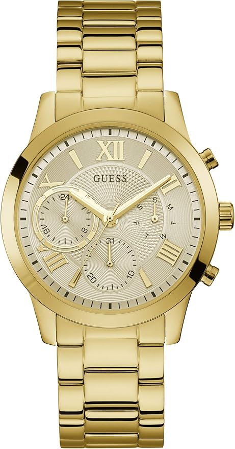 Guess Femmes Analogique Quartz Montre avec Bracelet en Acier Inoxydable  W1070L2 : Amazon.fr: Montres