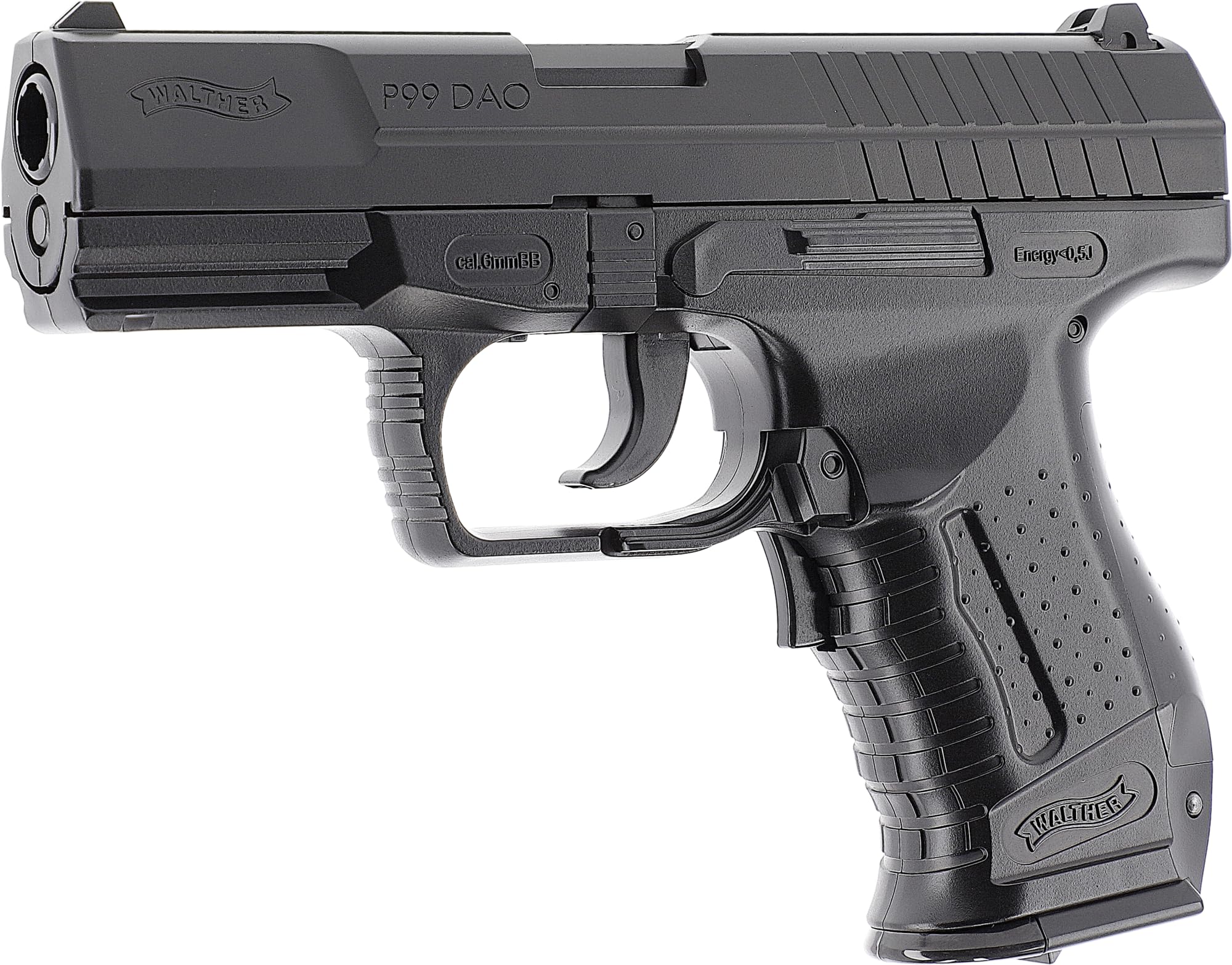 Walther Softair P99 DAO electric - Pistola softair con Maximum 0.5 Joule, nero, 180 mm
