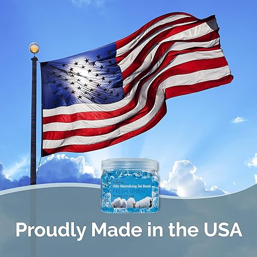Miniatura 36 de Clear Air - Perlas de gel para eliminar olores en baños, vehículos, barcos, caravanas y áreas de mascotas, desodorante ambiental hecho con aceites