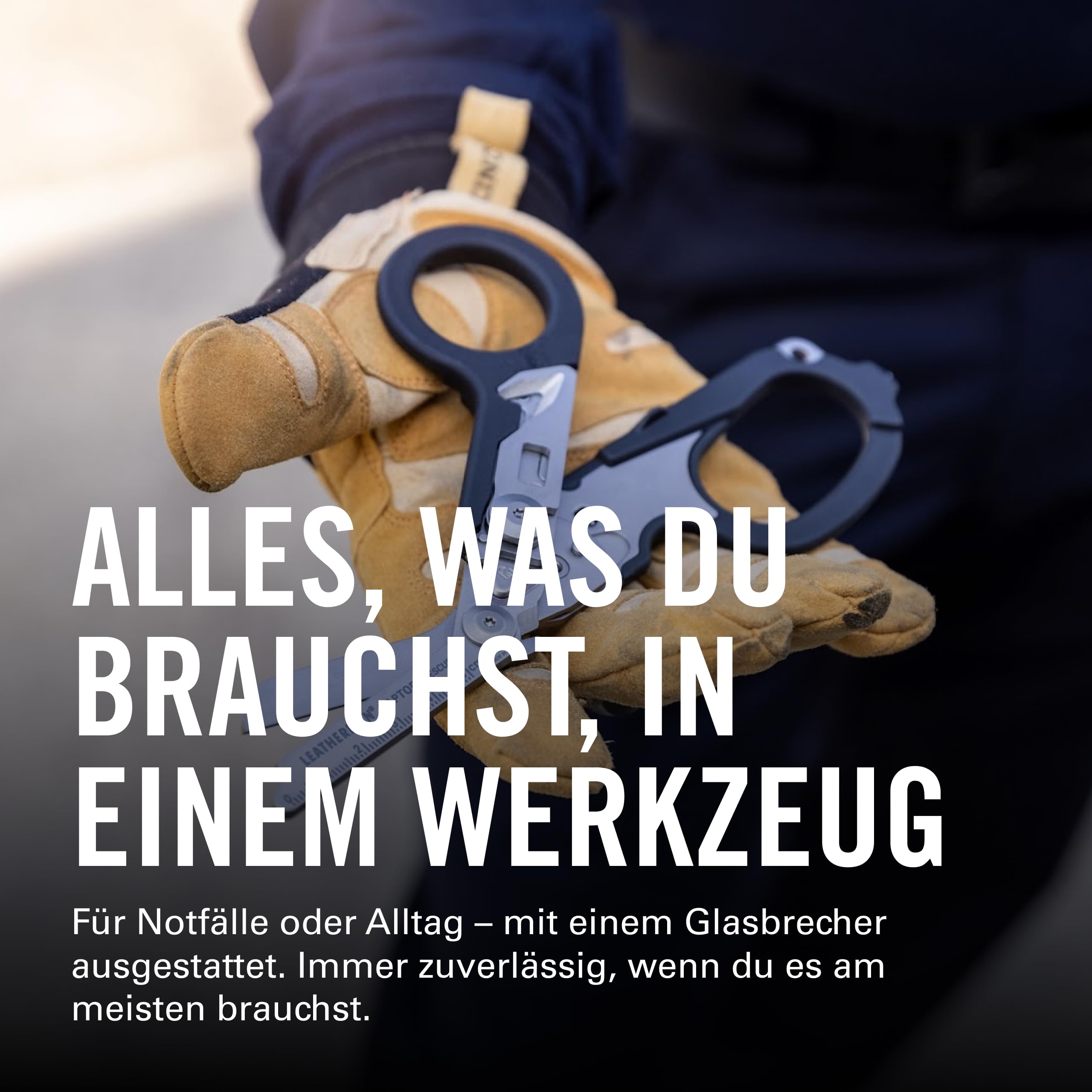 Leatherman Raptor Rescue, Wald mit Utility Holster | Klappschere mit Gurtschneider & Glasbrecher, Für Profis, Sanitäter, Feuerwehr