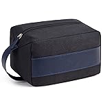 Vorspack Toiletry Bag for Men - Water Resistant Travel Bag for Toiletries, Lightweight Hygiene Bag for Bathroom, Travel Essentials, Gifts - Black&Blue
