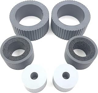 OKLILI 10SET X PA03740-K010 PA03740-K011 Consumable Kit Pick Roller Brake Roller Tire Set Pickup Roller Separation Roller Tire Set Compatible with Fujitsu fi-7600 fi-7700 fi-7700S