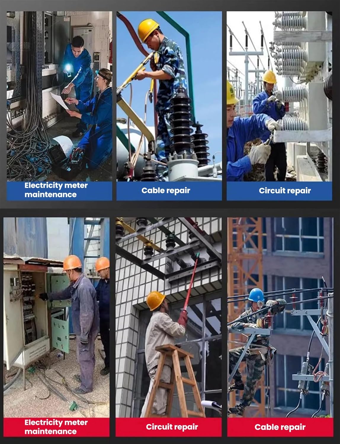 10KV Insulated High Voltage Discharge Pole, Portable Telescopic Rod for Electrical Maintenance, Industrial Discharge Equipment, Safety Tool for Power Systems