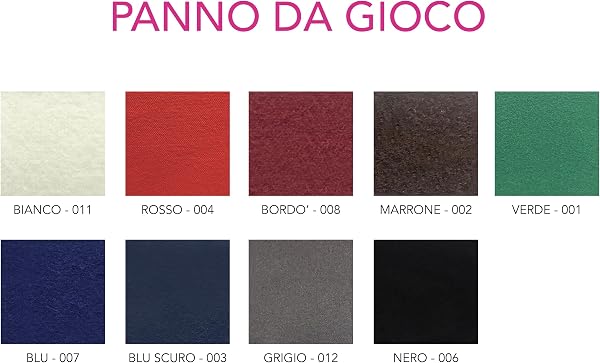 Panini Tessuti, Panno da Gioco, Tovaglia Pannetto da Gioco - Venduto al Mezzo Metro, 1 qtà = 50 cm; 2 qtà = 100 cm - Copritavolo per Giochi di società, Poker, Biliardo, Gioco Carte - 5