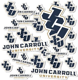 Desert Cactus John Carroll University Sticker JCU Blue Streaks Sticker Vinyl Decals Laptop Water Bottle Car Scrapbook 13.43x10.98 Sheet T1 (Type 1-1)