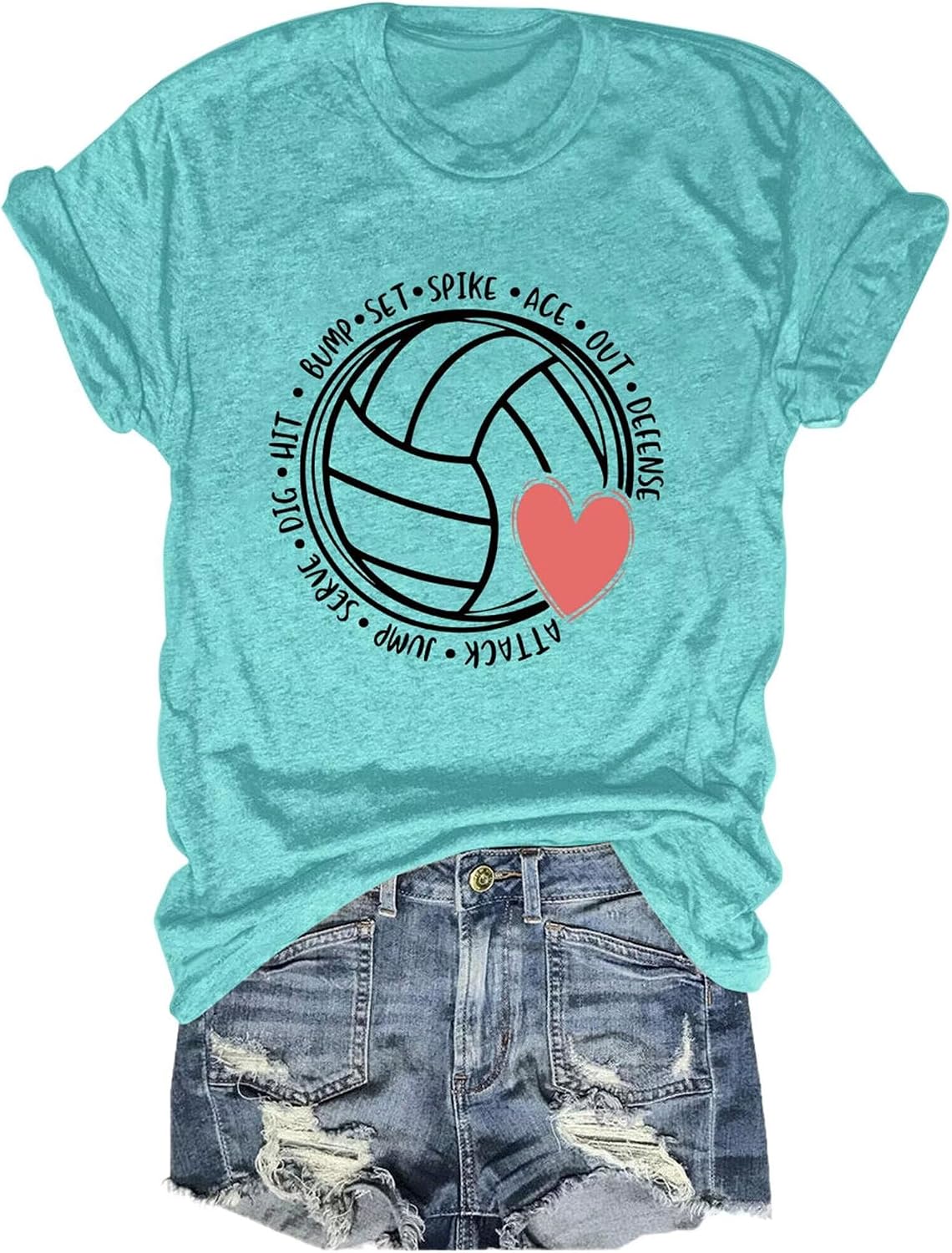 Volleyball Shirt Women Volleyball Lover Player Mom Coach Gift If You Want a Soft Serve Go Get Ice Cream Game Day Tee