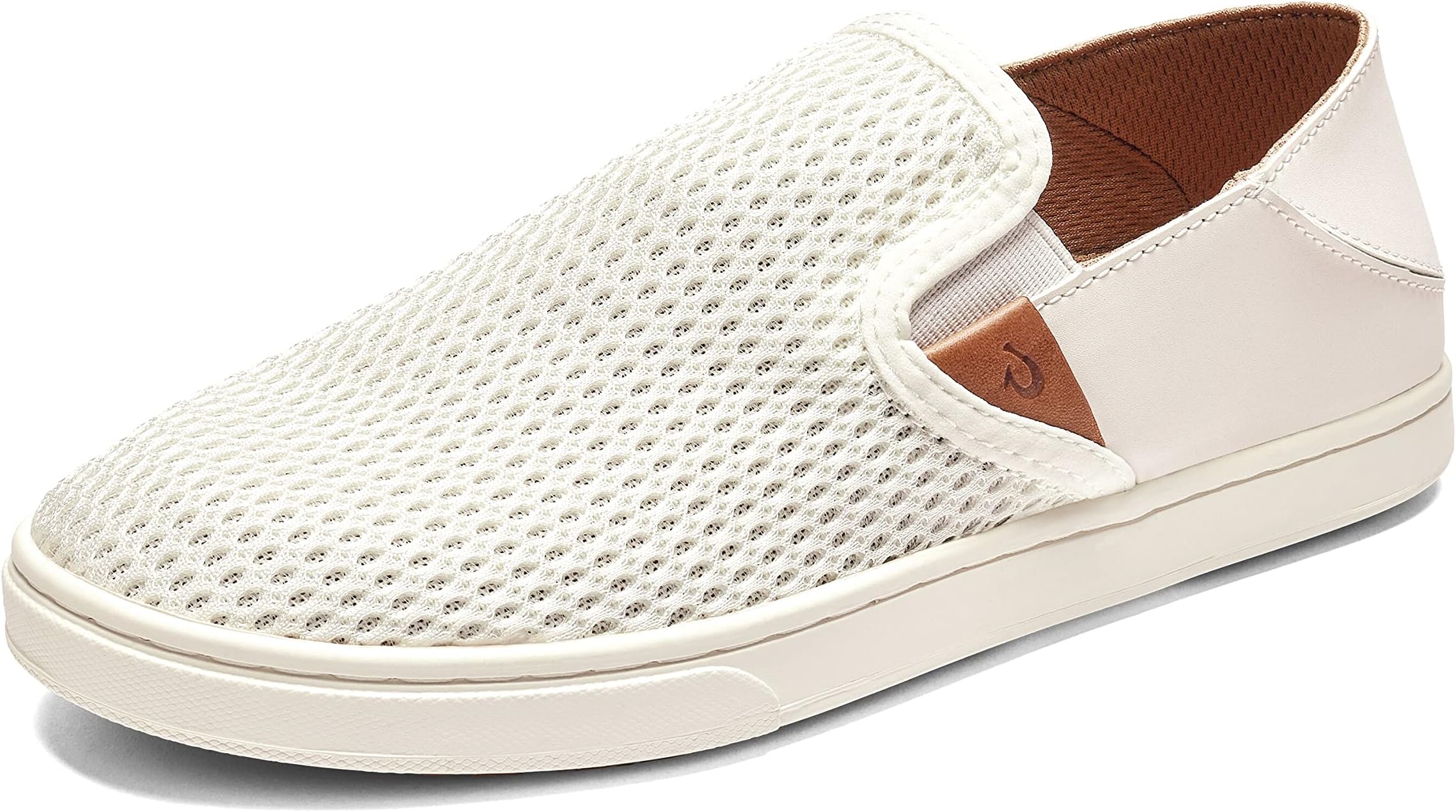 OluKai Pehuea Women's Slip On Sneakers, Casual Everyday Shoes with Easy On & Off Design, Breathable Mesh & Drop-in Heel, All-Day Comfort & Support