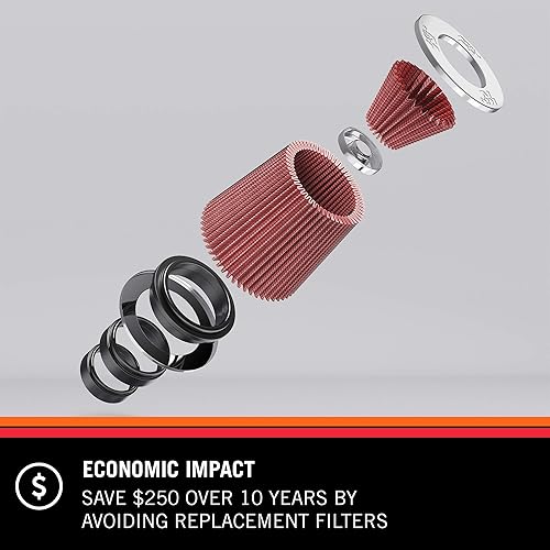 Miniatura 3 de K&N Filtro de aire del motor Alto rendimiento, Premium, lavable, Filtro de repuesto Compatible con Renault 1990-2002 (Megane I, 19), E-9235