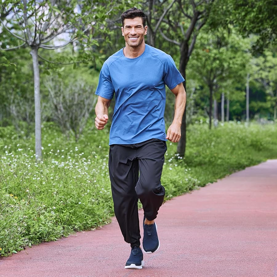 Amazon.com | FitVille Men's Extra Wide Slip on Walking Shoes