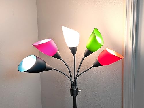 Miniatura 3 de Paquete de 2 pantallas de plástico Quaray T50 de 4-12 pulgadas para lámpara de pie Torchiere