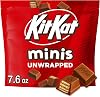 KIT KAT Minis Unwrapped Milk Chocolate Wafer Candy Bag, 7.6 oz