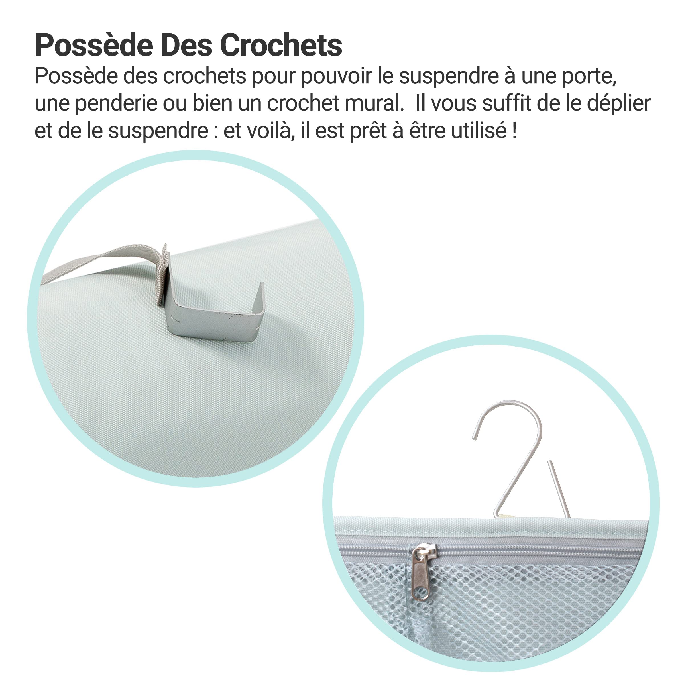 BabyToLove Sac Organisateur Roll n' Go Meilleur Sac à Langer pour bébé | Nombreuses poches | Green Tropic