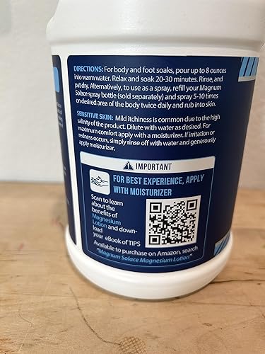 Miniatura 7 de Aceite de magnesio puro y copos de baño de magnesio - Alivio 100% natural (paquete de 2 artículos)