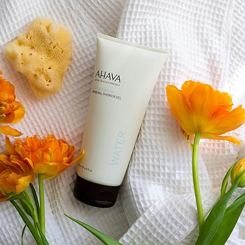 Miniatura 6 de AHAVA Gel de ducha mineral de agua del mar muerto, refresca y relaja, elimina la suciedad y las impurezas, enriquecido con una exclusiva mezcla