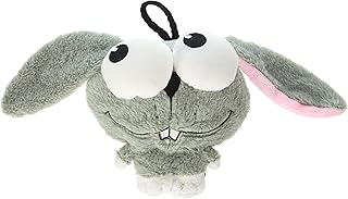 Multipet International Big Eyez Plush Animal Dog Toys with Squeaker in Assorted Colors, Variable Size