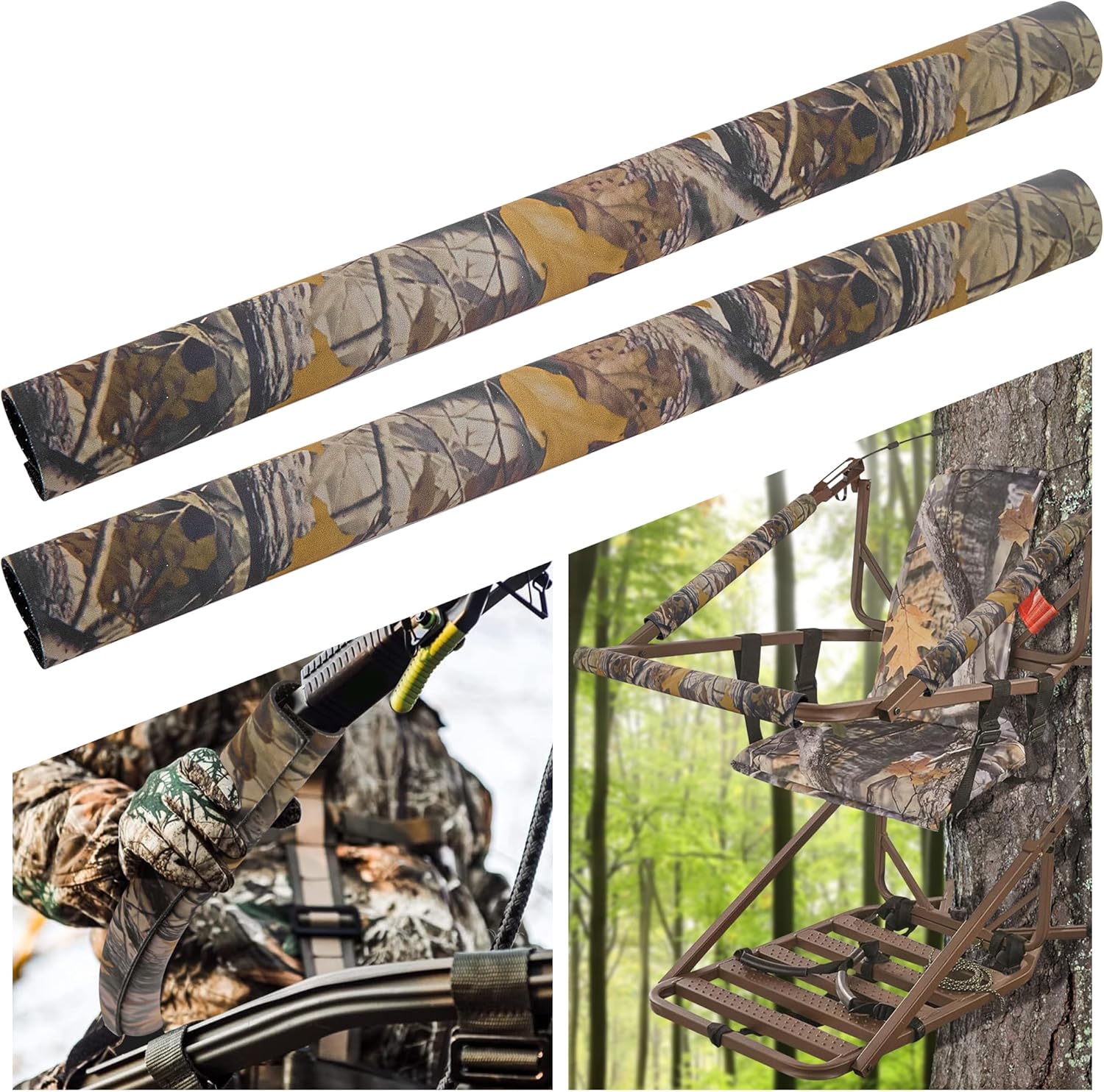 Adnee 2pcs Tree Stand Rail Pads 19.6"x5.3" Waterproof
