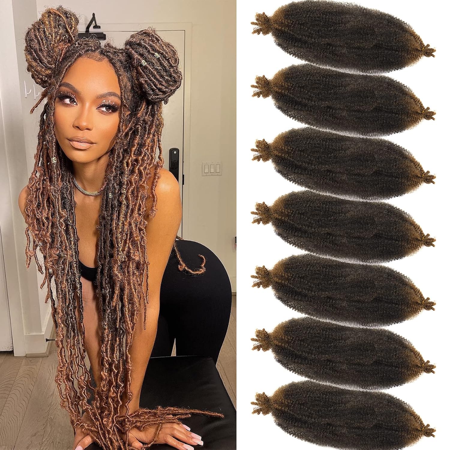 Marley Twist Braiding Hair - 18 Inch Cuban Twist for Braiding