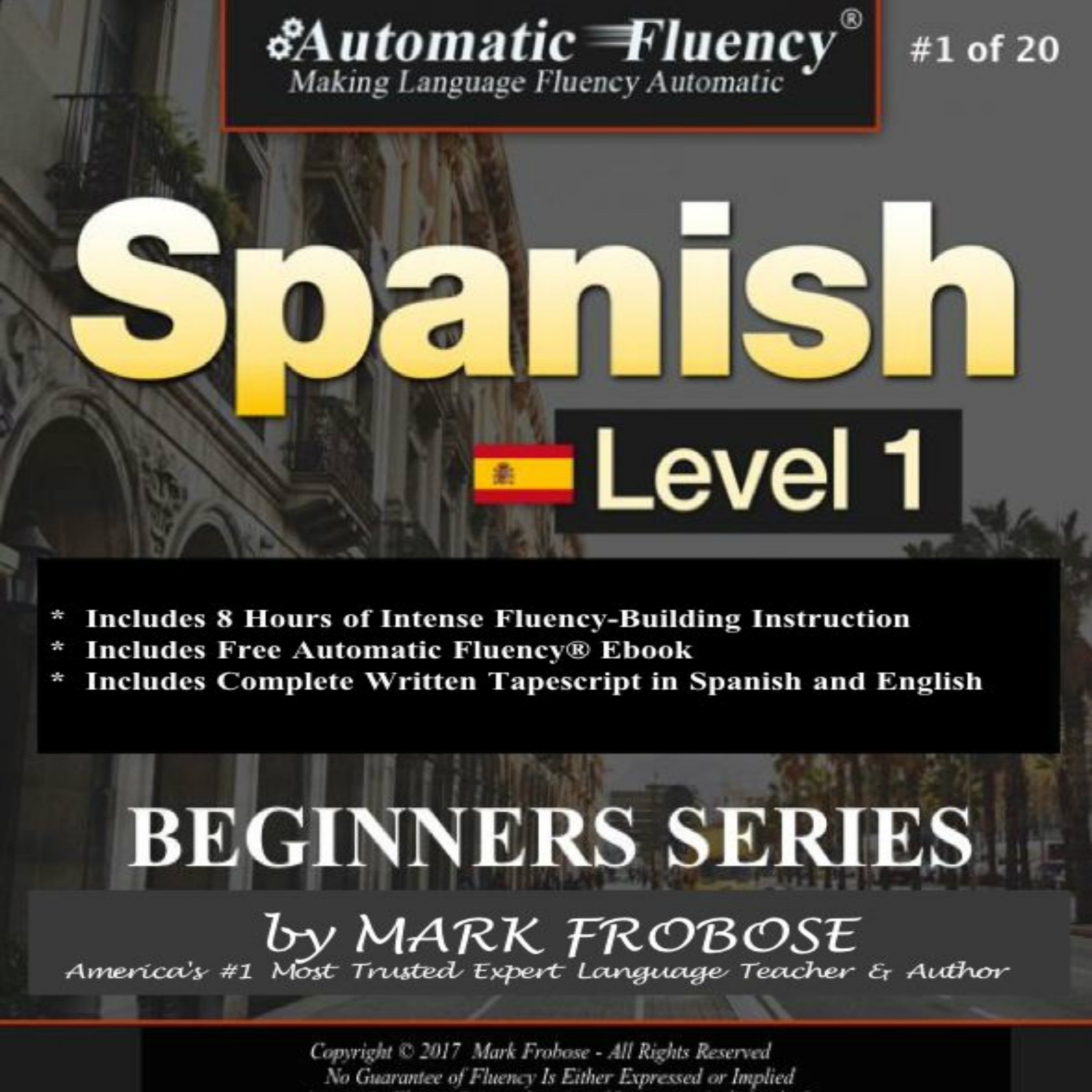 Cover art for Automatic Fluency Spanish/Complete Tapescript and Free Ebook/Level 1/Program 1 (English and Spanish Edition)