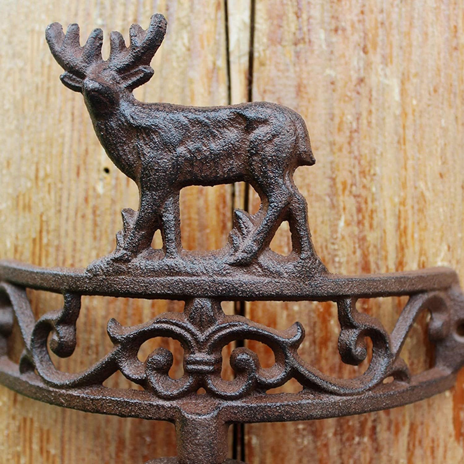 Door Knocker Door Knocker for Front Door Vintage Cast Iron Door Knock Decor Holy Deer Shaped Doorbell Jingle Farmhouse Doorbells Unique