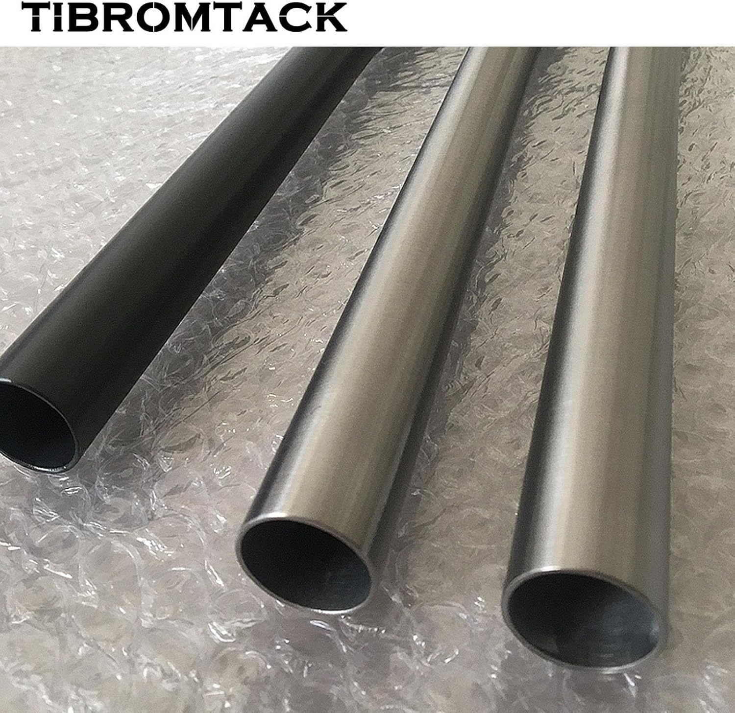 Titanium Handlebar S Type Flat for Brompton Bike 25.4mm Ultra-Light 530 Width (TITANIUM COLOR, 530)