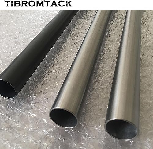 Miniatura 5 de Manillar de titanio tipo S plano para bicicleta Brompton 1.000 in ultraligero 530 ancho (negro mate, 530)