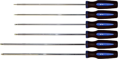 Cal-Van Tools Juego de destornilladores Torx extra largos 912