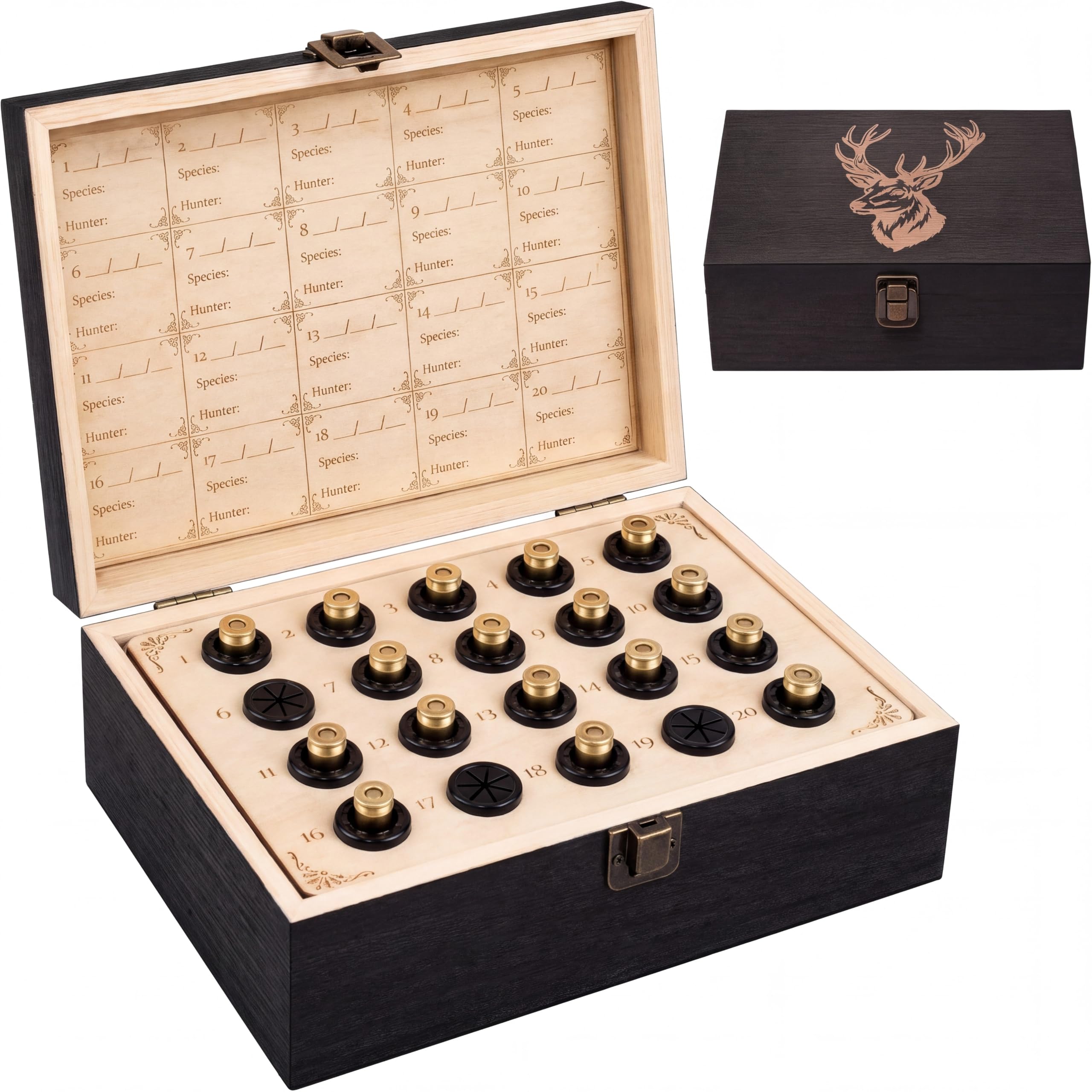 Mifoci The Hunter’s Legacy Keepsake Box Hunting Memory Wooden Box