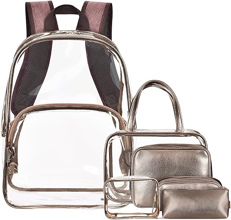 Amazon Niceebag 化粧ポーチ 透明バック ビニールリュックサック 化粧バッグ 透明ポーチ メイクポーチ クリアバッグ プールバック ハンドバッグ クリアバックパック トートバッグ ビーチバッグ スタイリッシュ オシャレ かわいい 温泉 海 旅行 ビーチ ビジネス