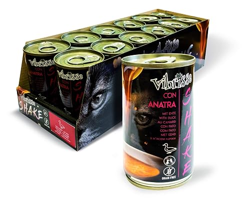 Croci Vibrisse Shake - Comida húmeda para Gatos con Pato, alimento complementario hidratante para Gatos, 12 x…