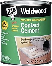 DAP Weldwood Nonflammable High Strength Synthetic Rubber Contact Cement 1 qt.