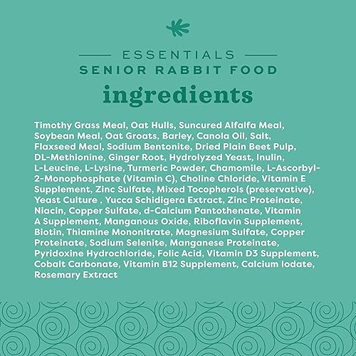Miniatura 17 de Oxbow Animal Health Essentials - Alimento para conejos senior, 8 libras