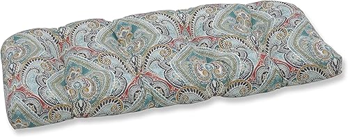 Pillow Perfect - Cojín de mimbre para asiento de interior o exterior