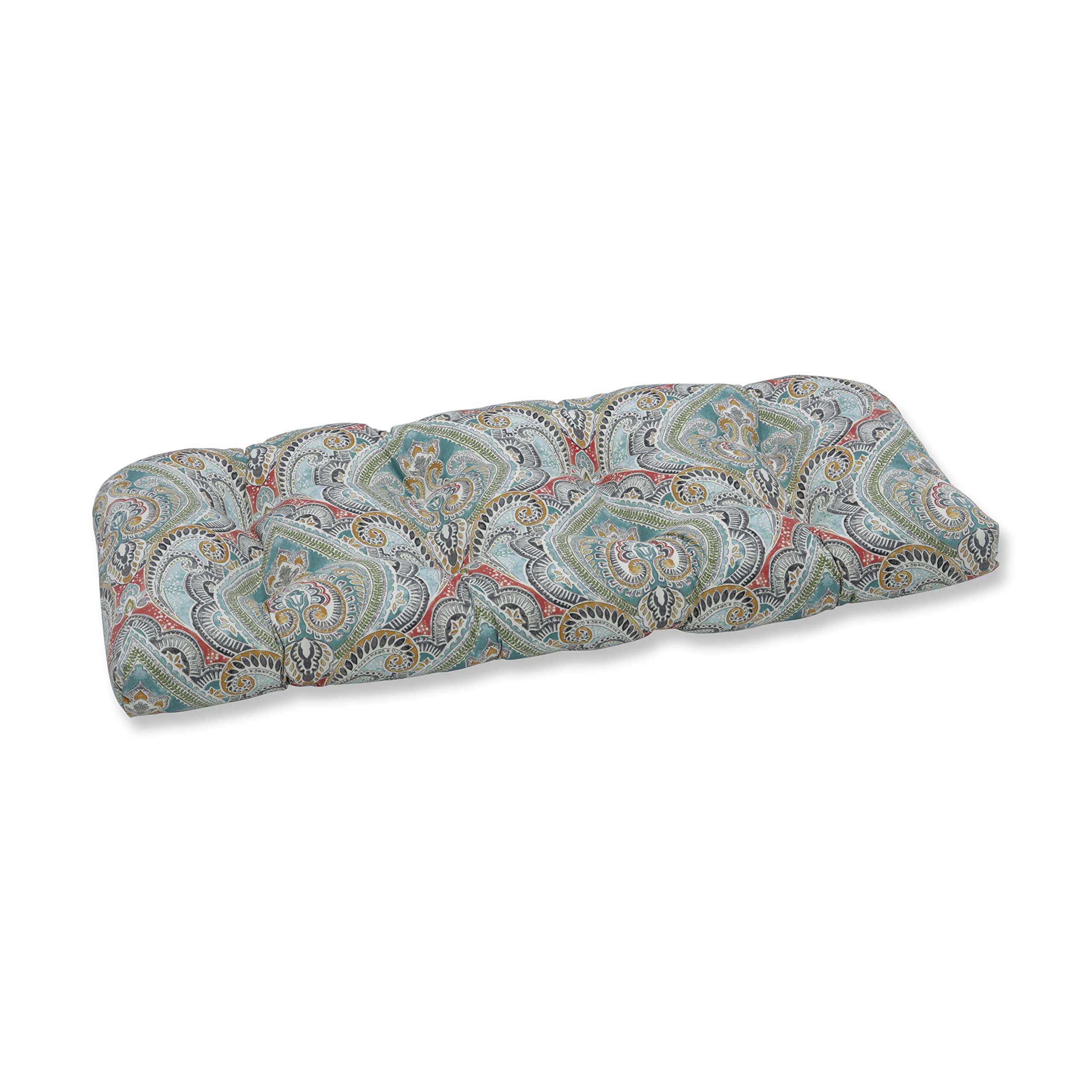 Pillow Perfect Paisley Indoor/Outdoor Sofa Setee Burkina Faso