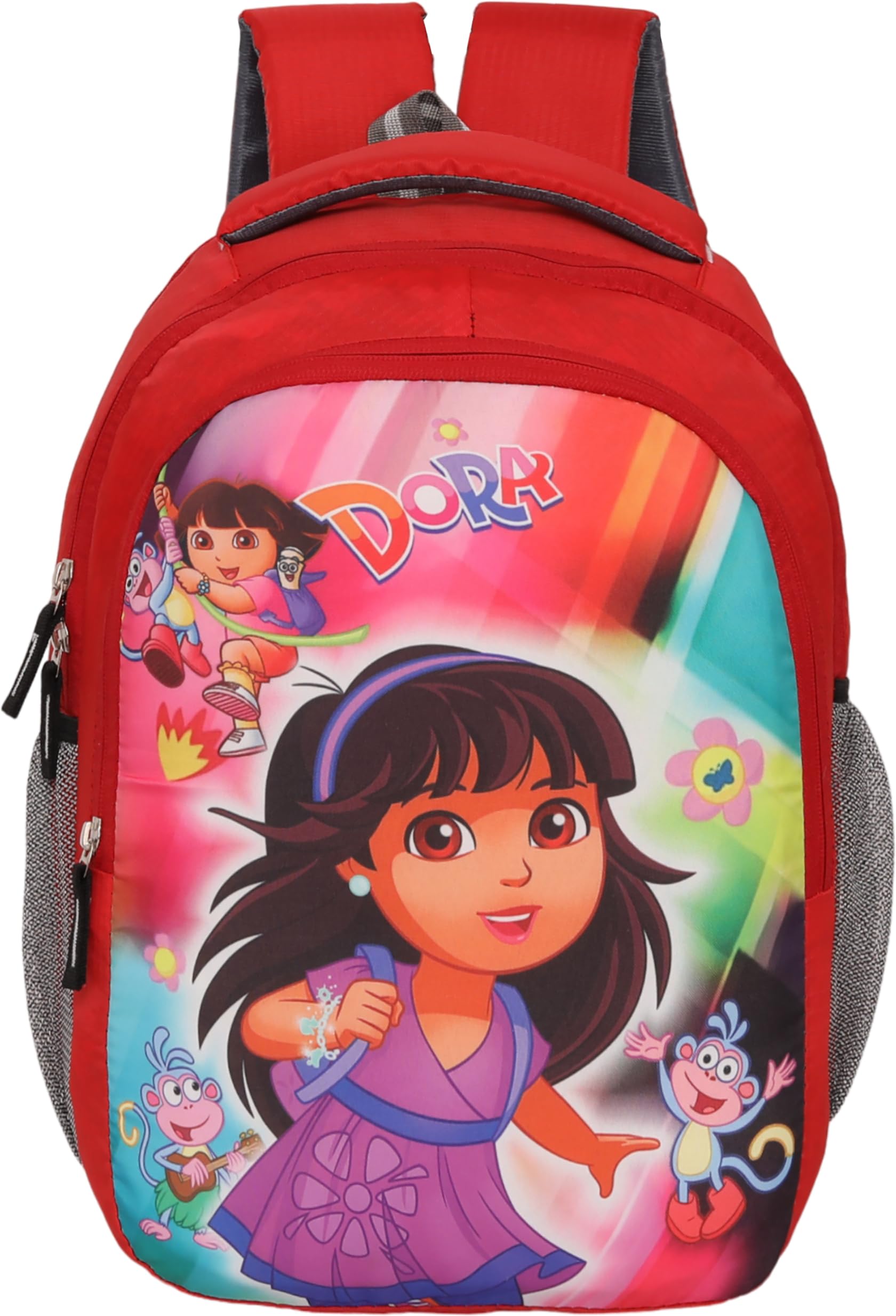 Polyester School Backpack, 25 Litres, Dora Printed, for Nursery to 5th Standard Boys and Girls-picture-12