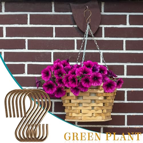 Miniatura 10 de Sratte Mini gancho en S para colgar ganchos de metal de 1 pulgada para colgar en forma de S, gancho de alambre de hierro en forma de S, ganchos de