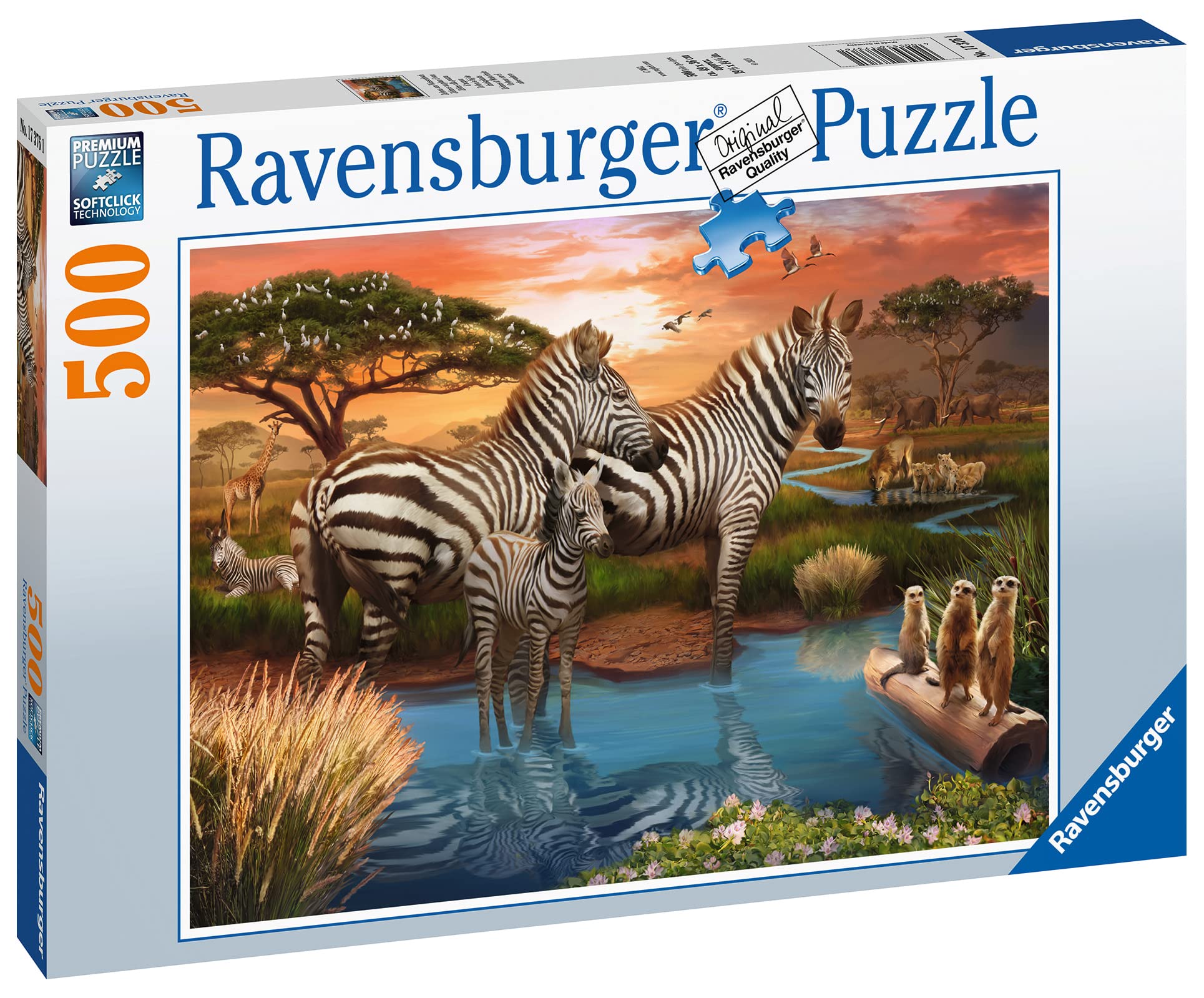 Puzzle Ravensburger 500 Piezas Animales - Para Adultos Y Niños +14 Años, Mide 52x52cm Al Completar