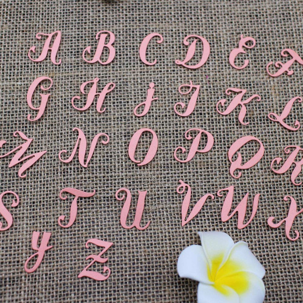 26pcs Set Letter Alphabet Metal Cutting Dies Scrapbooking Stencils Die